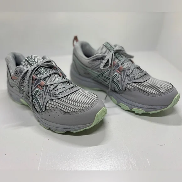 Gray Women's ASICS GEL-VENTURE 8 trail running shoes size 8.5 - Picture 2 of 10